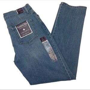 Gloria Vanderbilt Amanda Jeans Blue Classic Rise Tapered Leg NWT Size 10 Average